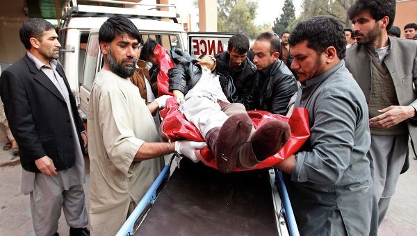 Жертвы теракта в Афганистане. Архивное фото