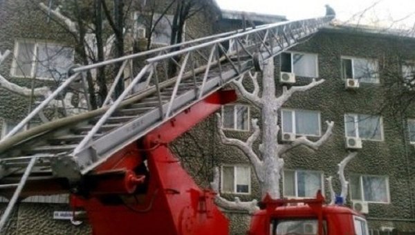 В Одессе произошел пожар в четырехэтажном доме
