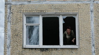 Ситуация в Донецке после обстрела