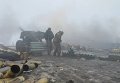 Позиции украинских силовиков под Дебальцево