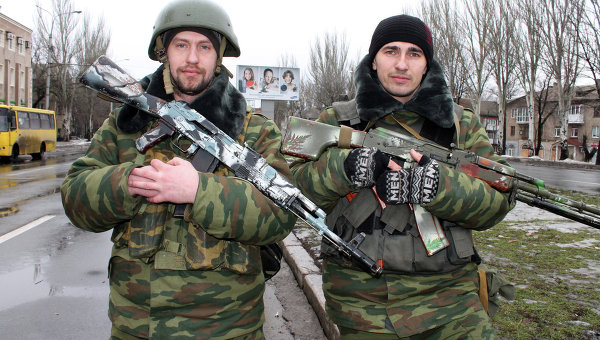 Ополченцы ДНР в Донецке. Архивное фото