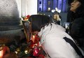 Церемония прощания с лидером Скрябина Андреем Кузьменко на Майдане Незалежности