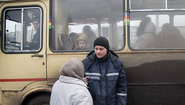 Автобус в Донбассе. Архивное фото