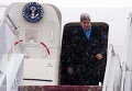 Джон Керри в аэропорту по прибытии в Украину