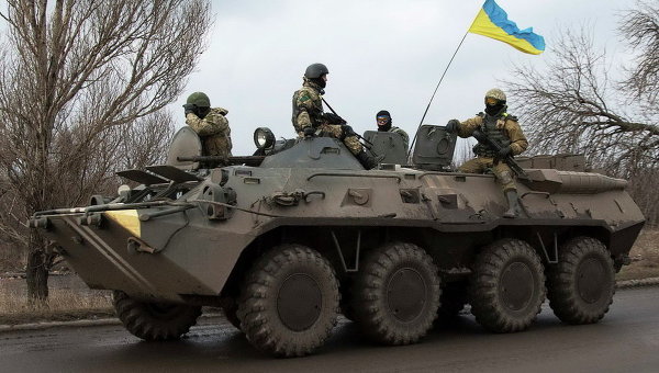Украинские военные на Востоке. Архивное фото