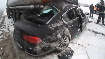 Авария на трассе Киев - Харьков