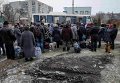 Эвакуация в Донбассе. Архивное фото