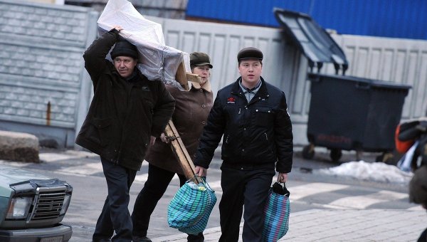 Эвакуация мирных жителей из Дебальцево в Славянск и Артемовск