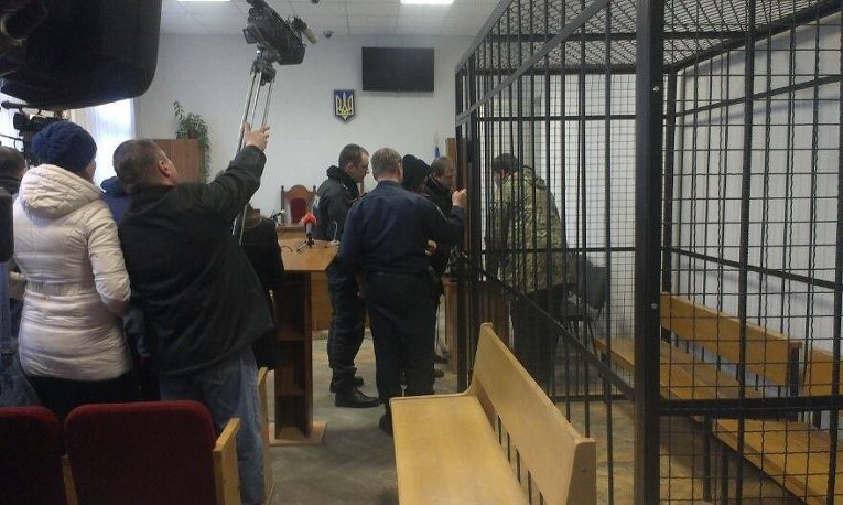 Руслан Коцаба в зале суда
