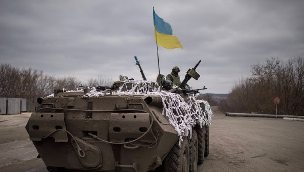 Техника украинских военных на окраине Артемовска