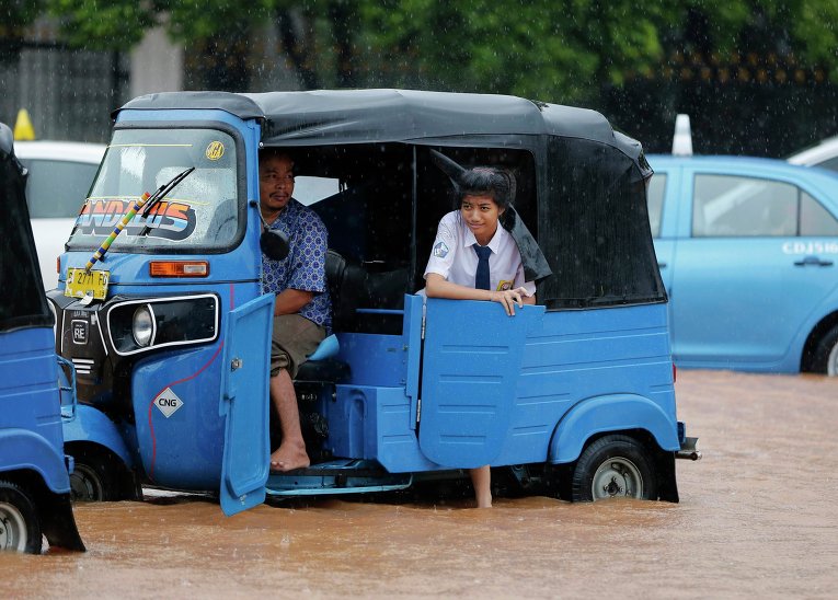Наводнение в столице Индонезии Джакарте