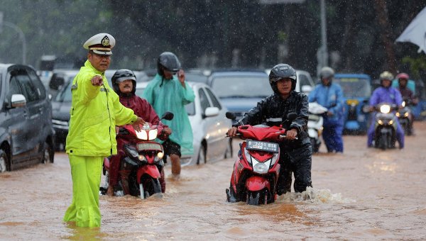 Наводнение в столице Индонезии Джакарте