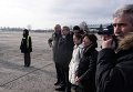 Ожидание прибытия генсека ОБСЕ Ламберто Заньера в Днепропетровск