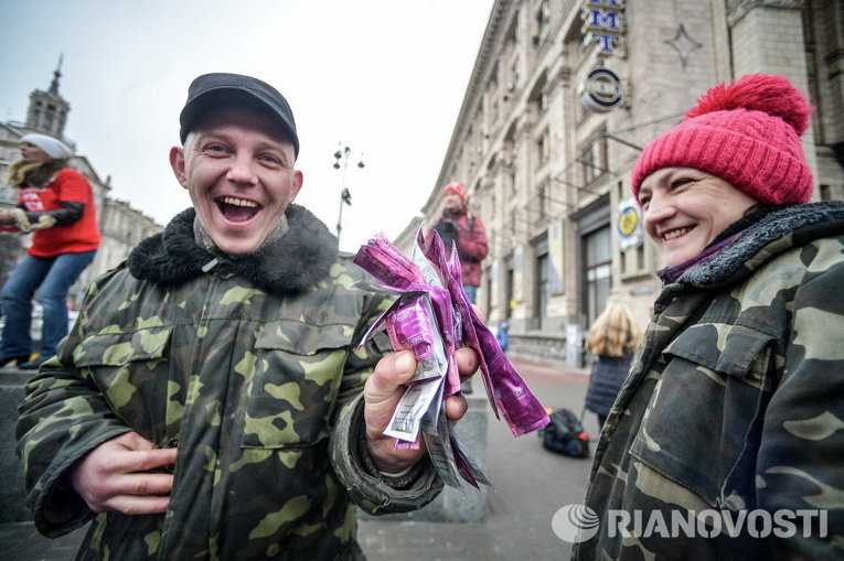 Марш Condom Day 2015 по случаю Международного Дня презерватива в Киеве