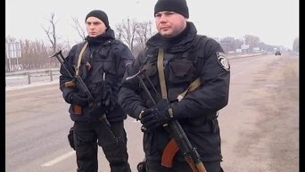 Блокпосты в Киевской области. Видео