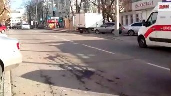 Взрыв возле резиденции Захарченко в Донецке