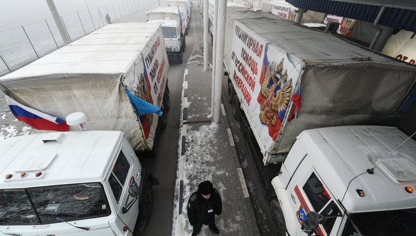Гуманитарный конвой для Донбасса. Архивное фото