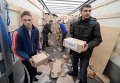 Прибытие 14-го российского гуманитарного конвоя на юго-восток Украины