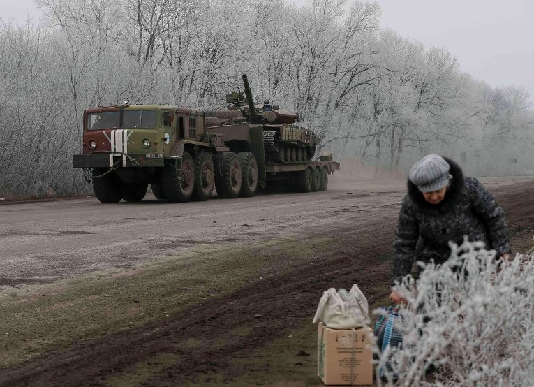 Украинские военные в районе Артемовска