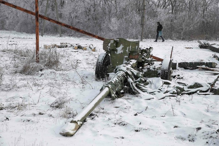 Разрушенное вооружение ВСУ в Углегорске