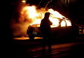 Поджог автомобиля в Фергюсоне, США. Архивное фото