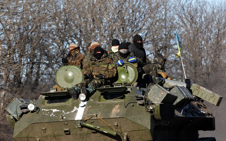 Украинские военные 17 февраля 2015 года