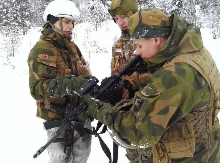 Учения курсантов ВСУ в Норвегии