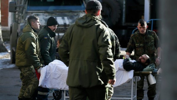 Госпиталь Артемовска: бойцы АТО вырвавшиеся из дебальцевского котла