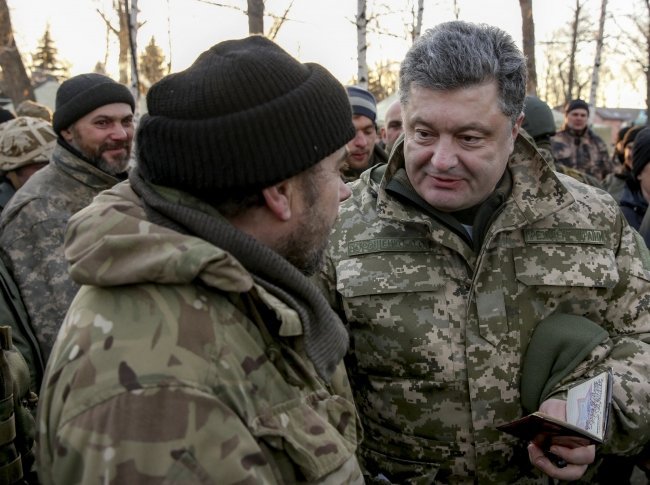 Рабочая поездка Порошенко в Донецкую область, 18 февраля 2015 года