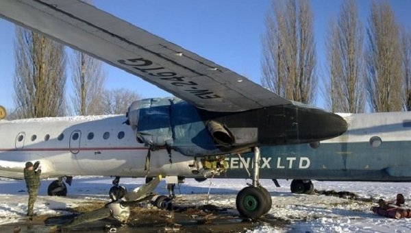 Столкновение двух самолетов в Борисполе