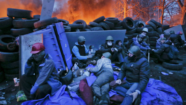 Столкновения на Майдане в Киеве. Архивное фото
