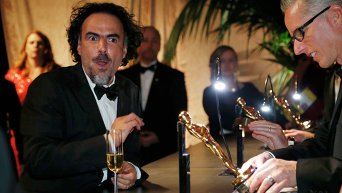 Алехандро Гонсалес Иньяриту за кулисами премии Оскар, 22 февраля 2015