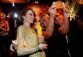 Эмма Стоун за кулисами премии Оскар, 22 февраля 2015