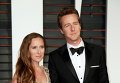 Эдвард Нортон и его супруга Шона Робертсон на Vanity Fair в честь премии Оскар, 22 февраля 2015