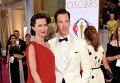 Бенедикт Камбербэтч с супругой Софи Хантер за кулисами премии Оскар, 22 февраля 2015 года