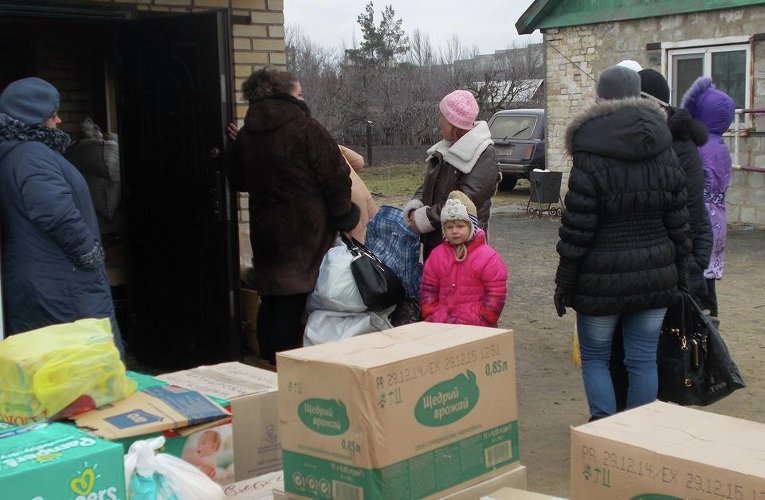 Помощь детям переселенцев Донбасса