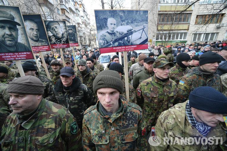 Марш правды в Киеве, организованный Правым сектором