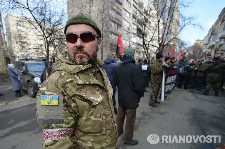 Марш правды в Киеве, организованный Правым сектором