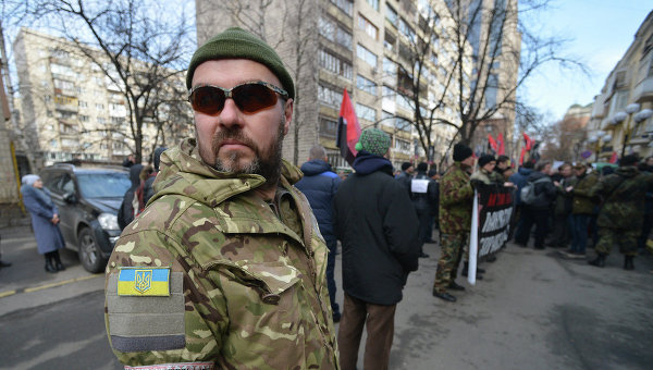 Марш Правого сектора в Киеве. Архивное фото