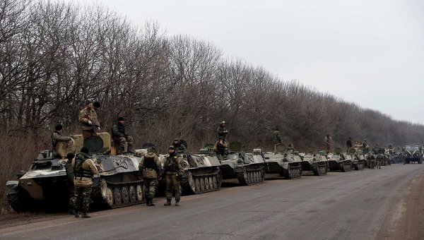 Украинские военные близ Артемовска. Архивное фото
