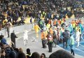 Драка болельщиков во время матча между киевским Динамо и Генгамом. Видео