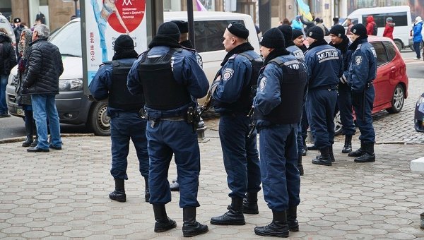 Работники милиции в Одессе. Архивное фото