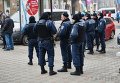 Милиция на акции протеста под зданием НБУ в Одессе
