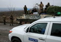 Украинские военные и миссия ОБСЕ в Парасковиевке