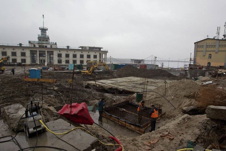 На Почтовой площади Киева археологи нашли улицу времен Киевской Руси