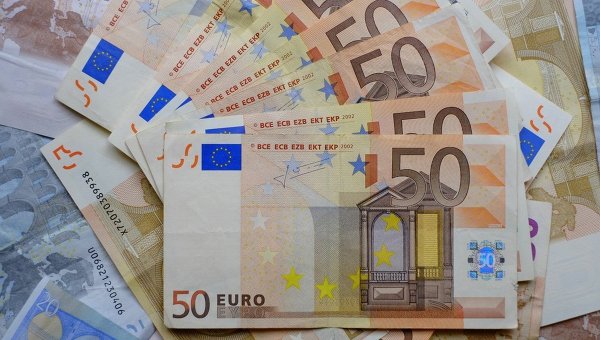 Евро, деньги, банкноты, купюры