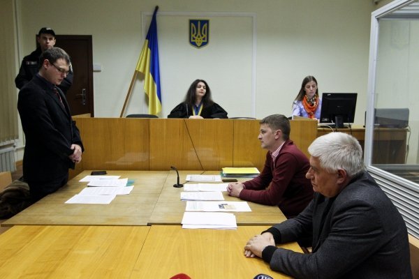 Михаил Чечетов на заседании суда 20 февраля 2015 года.