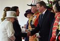 Королева Великобритании Елизавета II, президент Мексики Энрике Пенья Ньето и британский премьер-министр Дэвид Кэмерон