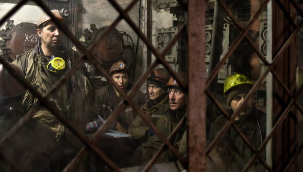 Украинские шахтеры