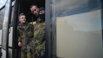 Отправка новобранцев батальона Азов в Мариуполь